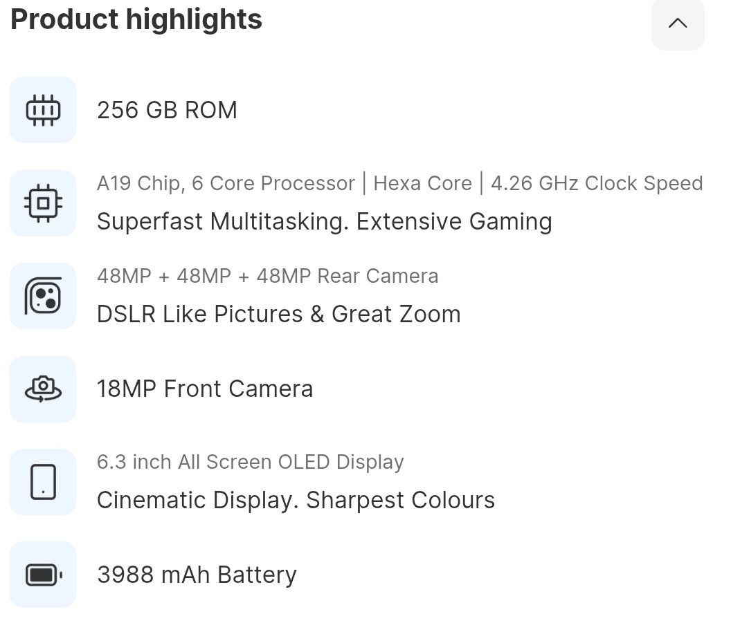 Product details and specifications